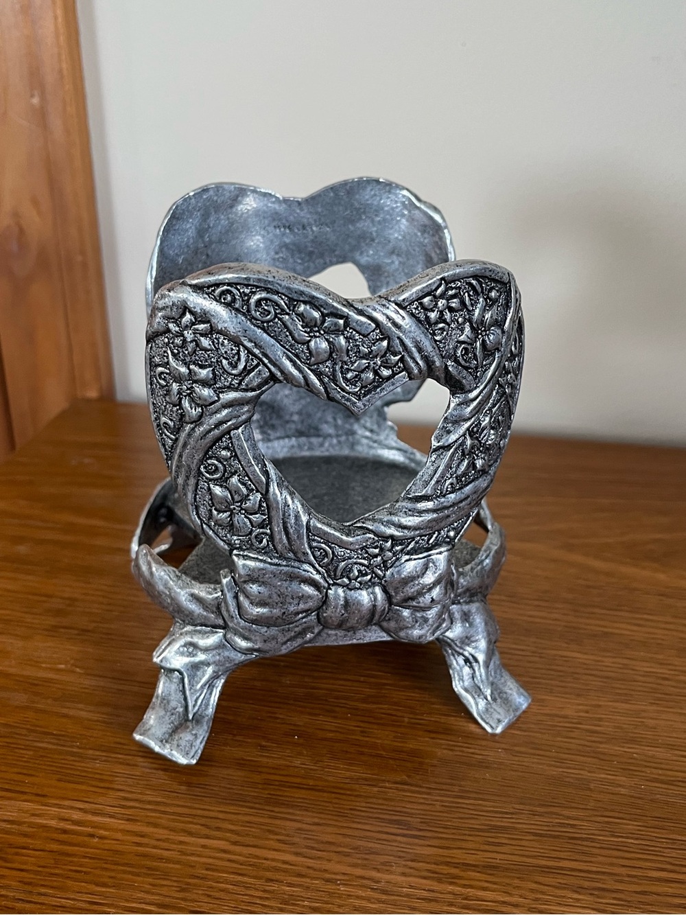 Vintage Pewter Candle Holder